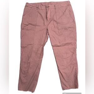 Old Navy Color Jean Pants Size 18 plus size raw hem purple